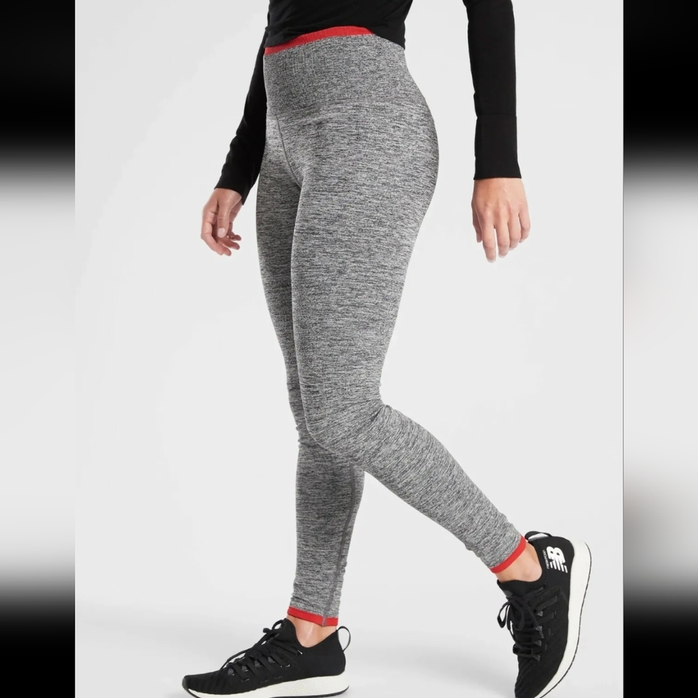 Athleta Andes High Rise Tight Grey Heather Size XS